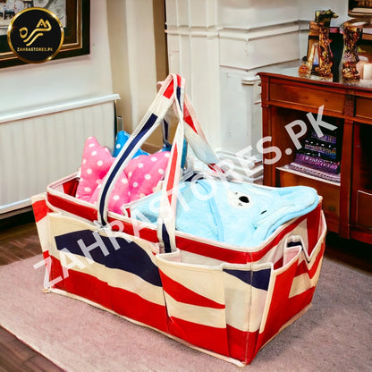 Baby Diaper Caddy Organizer (UK Flag)