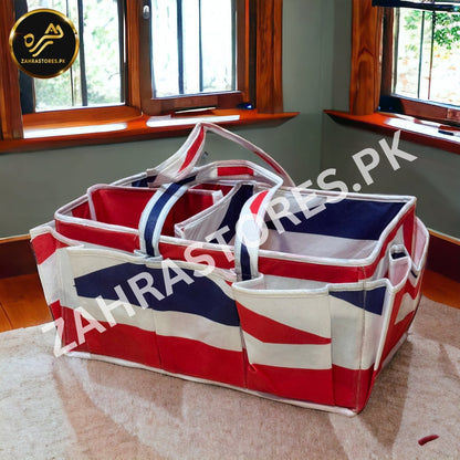 Baby Diaper Caddy Organizer (UK Flag)