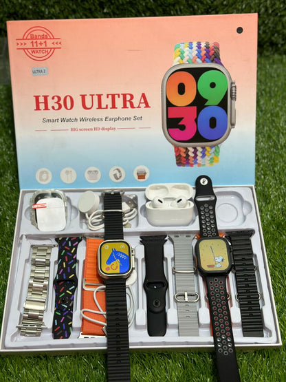 H30 Smart watch 2 watch in 1 Box