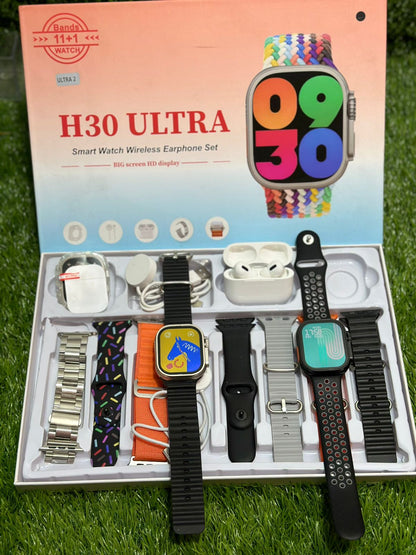 H30 Smart watch 2 watch in 1 Box