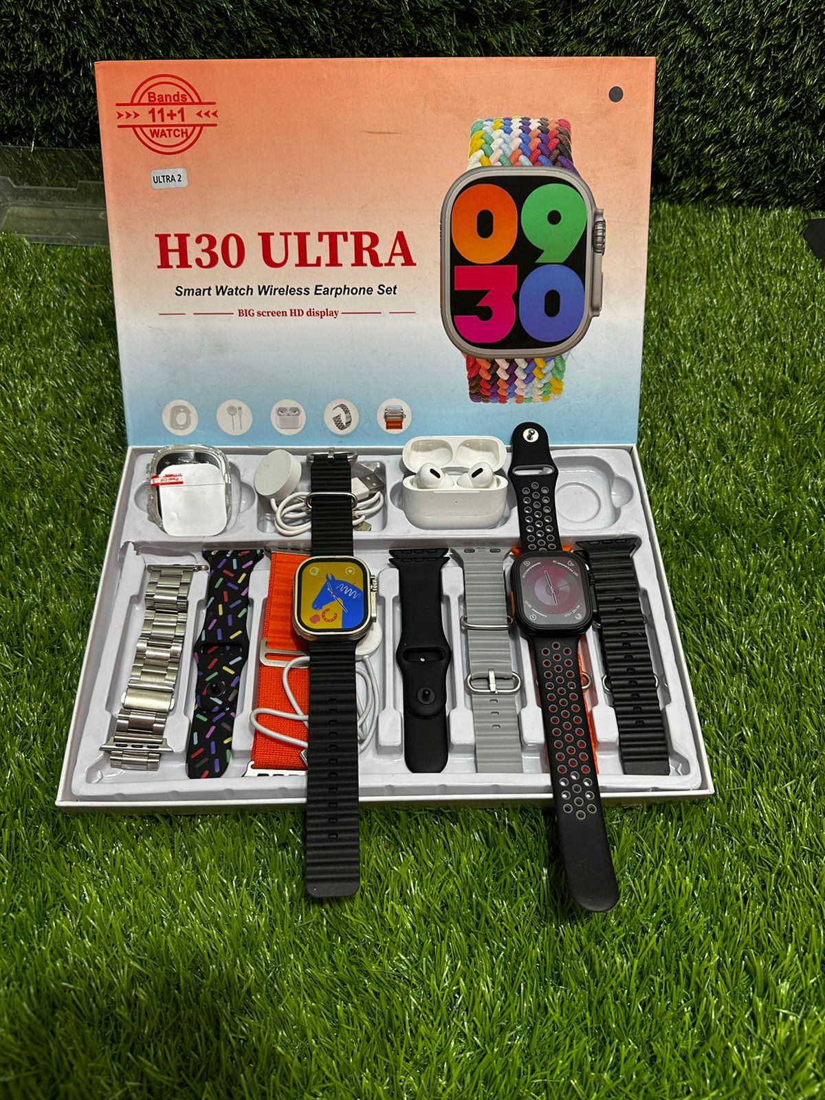 H30 Smart watch 2 watch in 1 Box